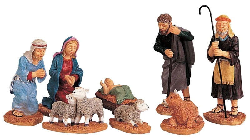 Lemax Nativity Village 3 Inch Figurines - 8 Piece Set - Image 4