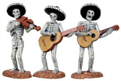 Lemax Skeleton Mariachi Band - 3 Piece Set