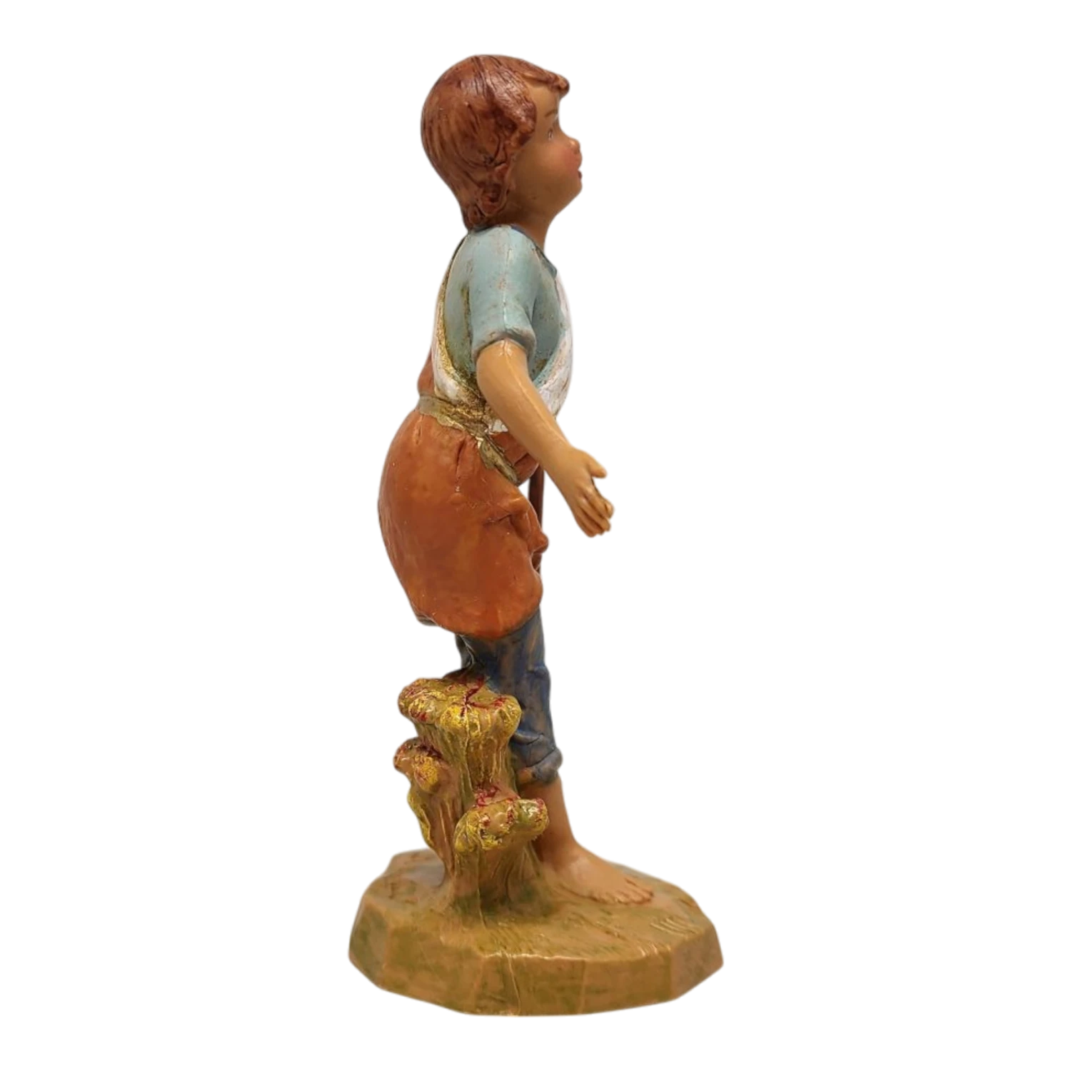 Savio - Boy Shepherd - 5 Inch Scale Nativity Figurine - Image 4