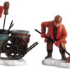 Lemax Street Sweeper - 2 Piece Set
