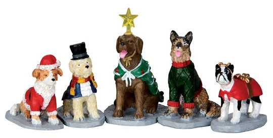 Lemax Costumed Canines - 5 Piece Set - Image 2
