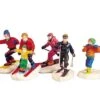 Lemax Winter Fun Skiers - 5 Piece Set