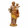 St Joseph With Child Nativity Figurine - 5 Inch Scale