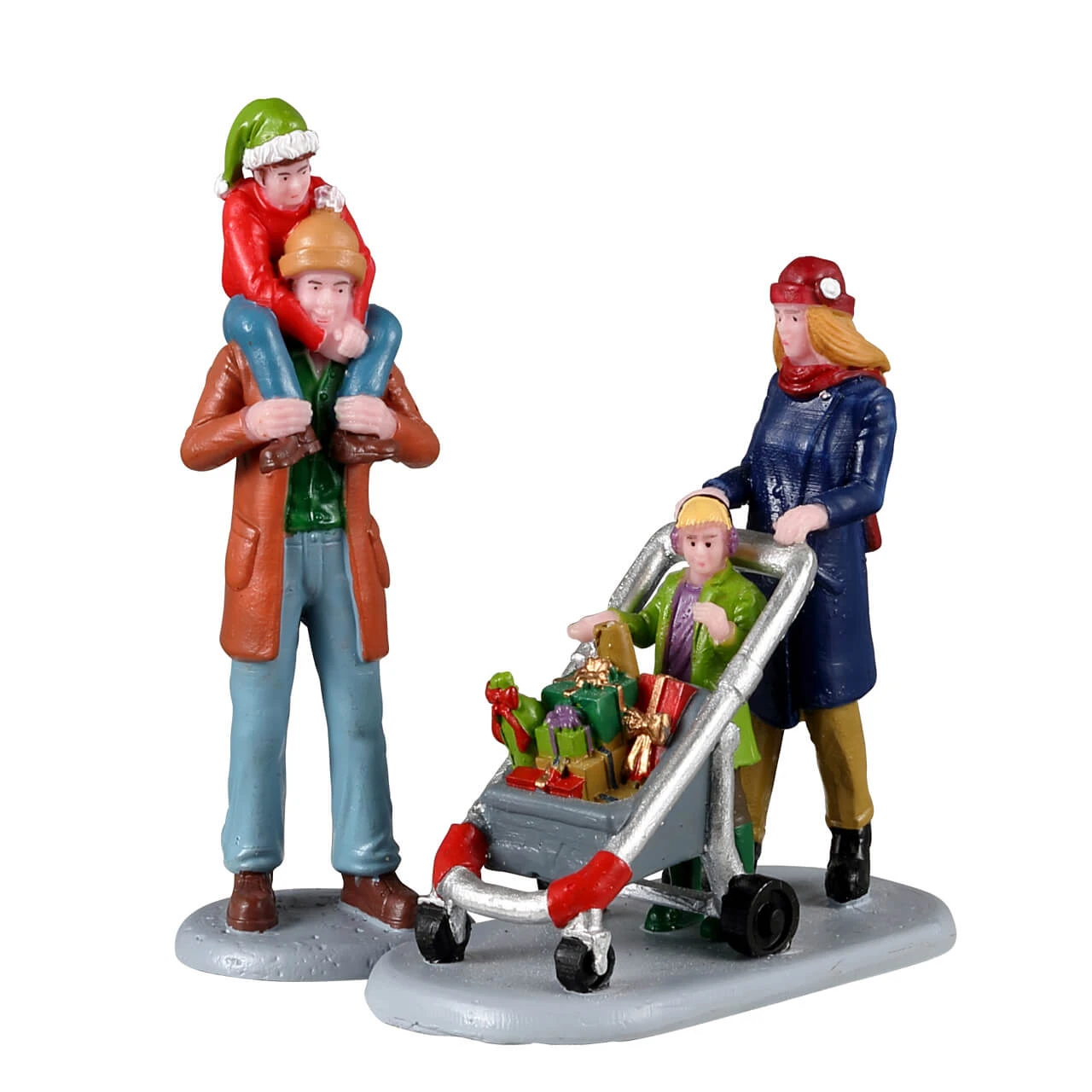 Lemax Family Holiday Shopping Spree - 2 Piece Set - Image 2