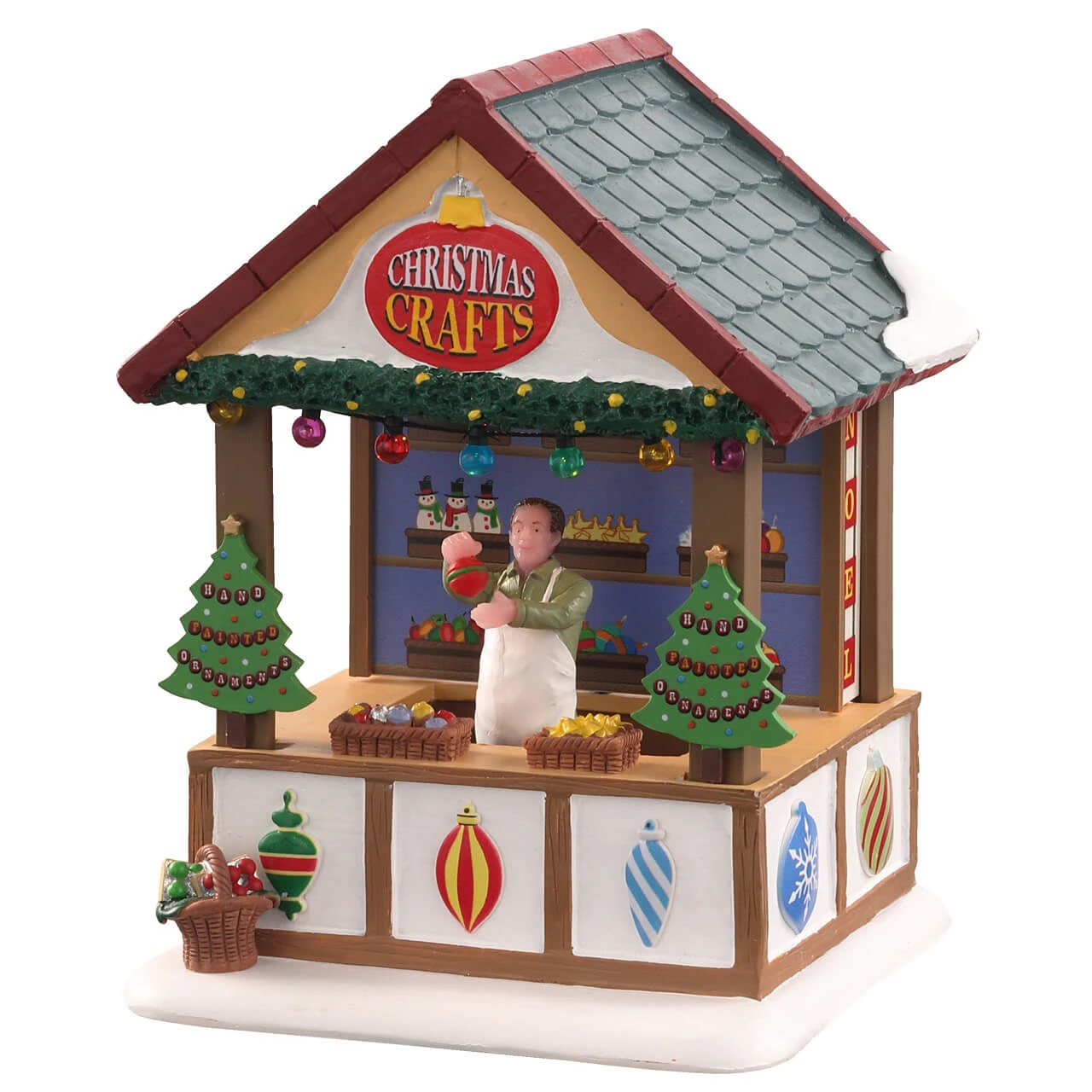 Lemax Christmas Market Booth - Hand Crafted Ornaments - Openstock - Image 3