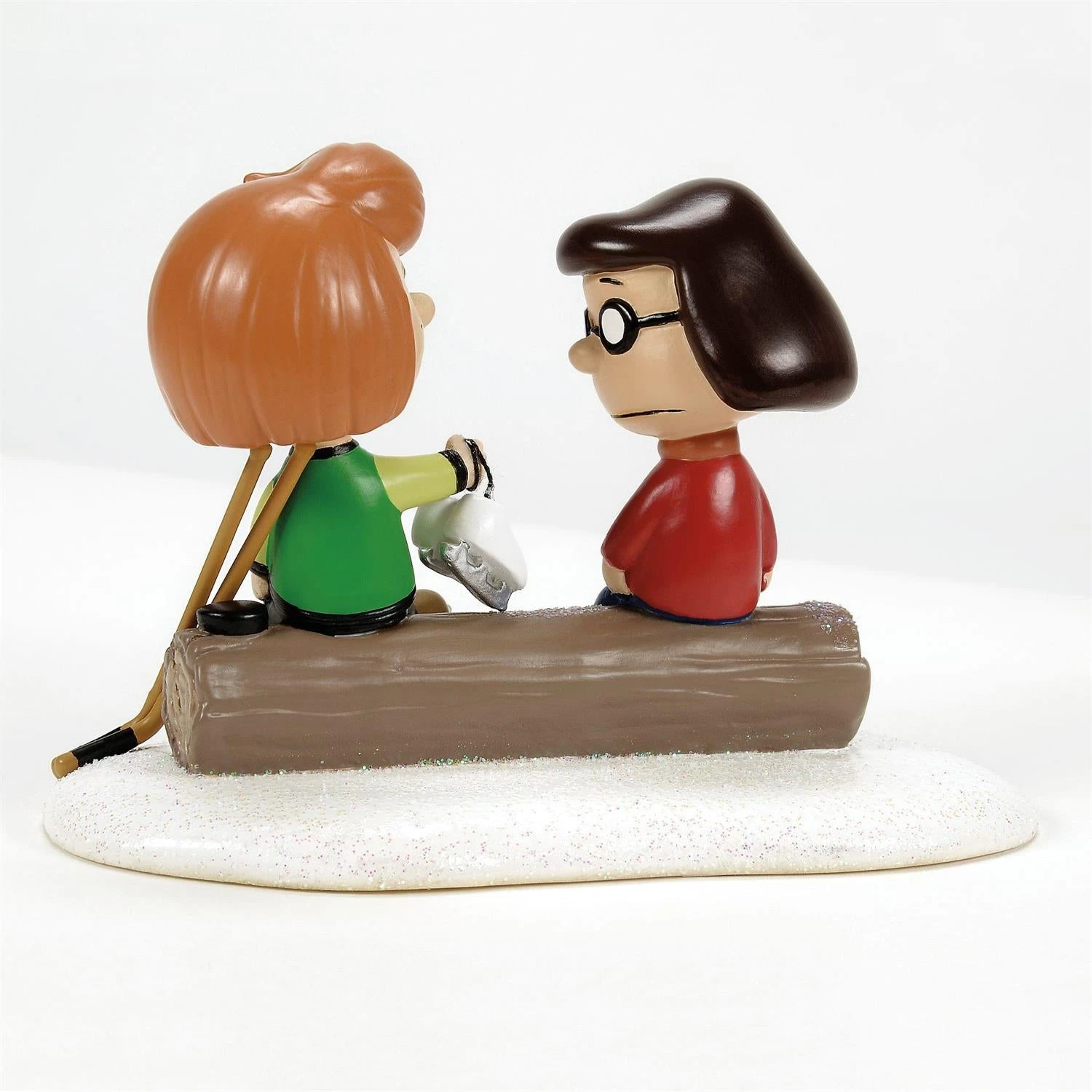 Department 56 Peppermint Patty & Marcie Try Skating - Image 2