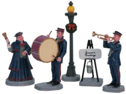 Lemax Salvation Army Christmas Band - 5 Piece Set