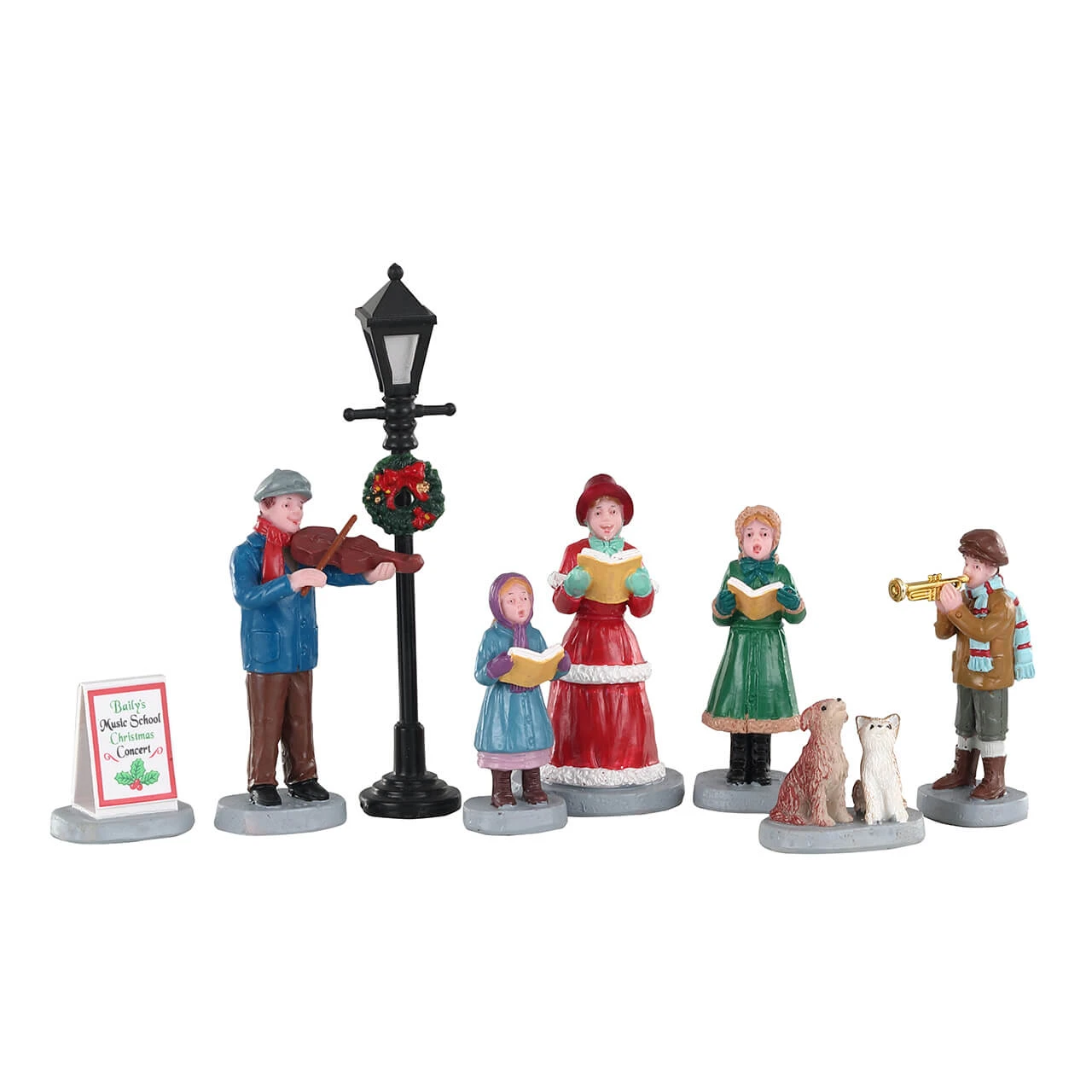 Lemax Baily's Music School Carolers - 8 Piece Set - Image 2
